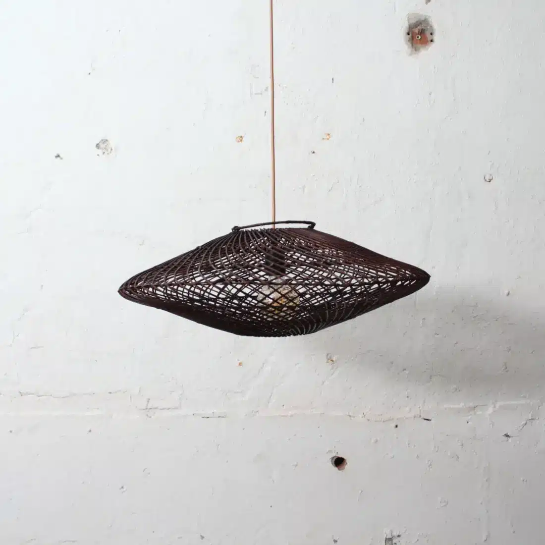 Rotan Hanglamp Ufo Bruin S Rotan Hanglamp Ufo Bruin S