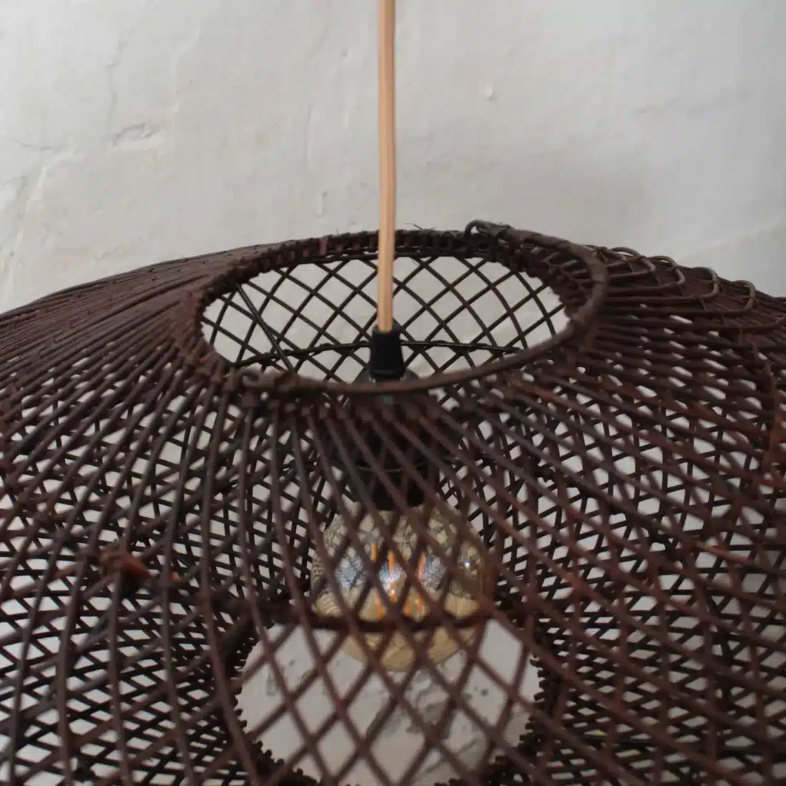 Rotan Hanglamp Ufo Bruin S Rotan Hanglamp Ufo Bruin S