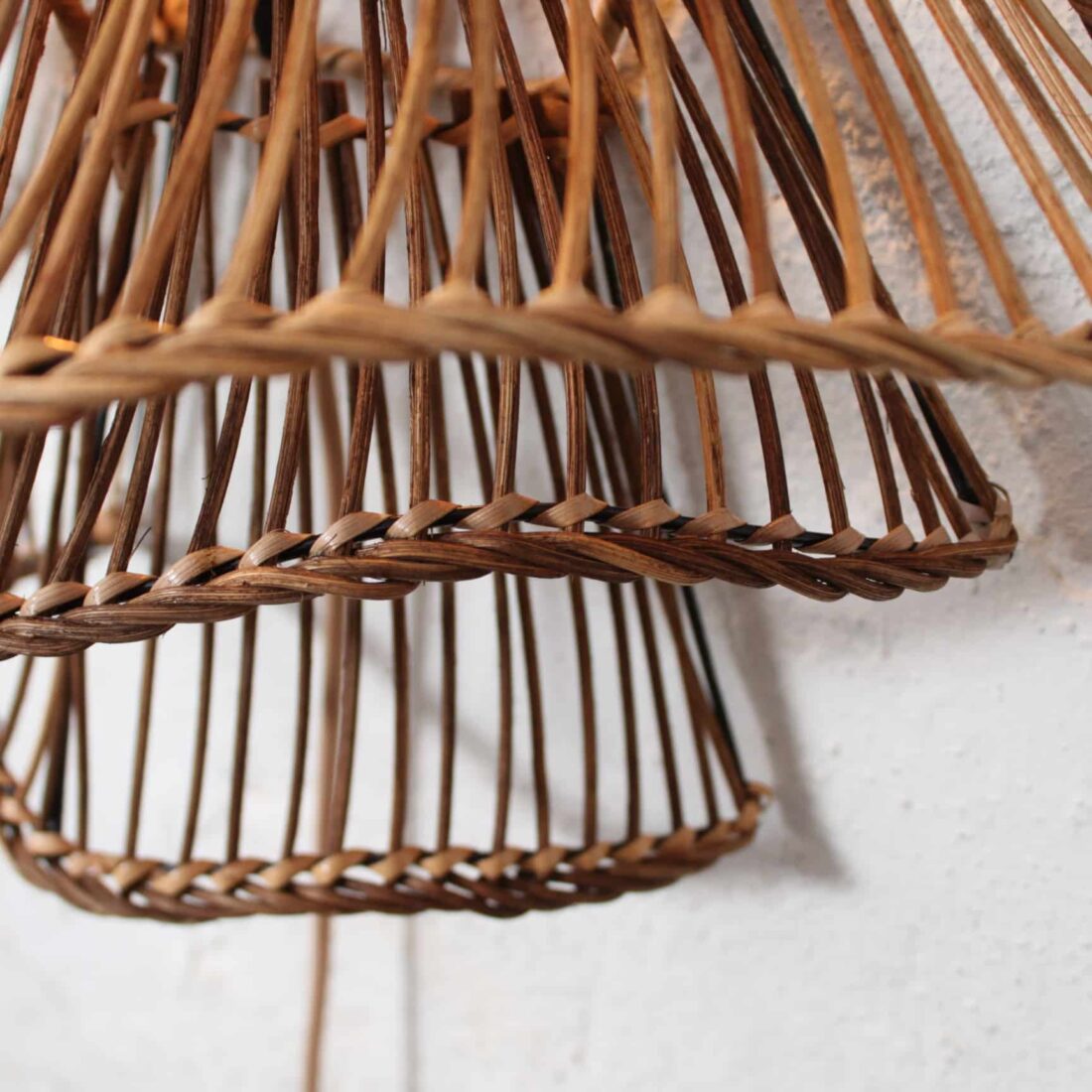 Rotan Wandlamp Wabisabi Gemeleerd S Rotan Wandlamp Wabisabi Gemeleerd S