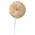 Rotan wandlamp | Rond naturel S