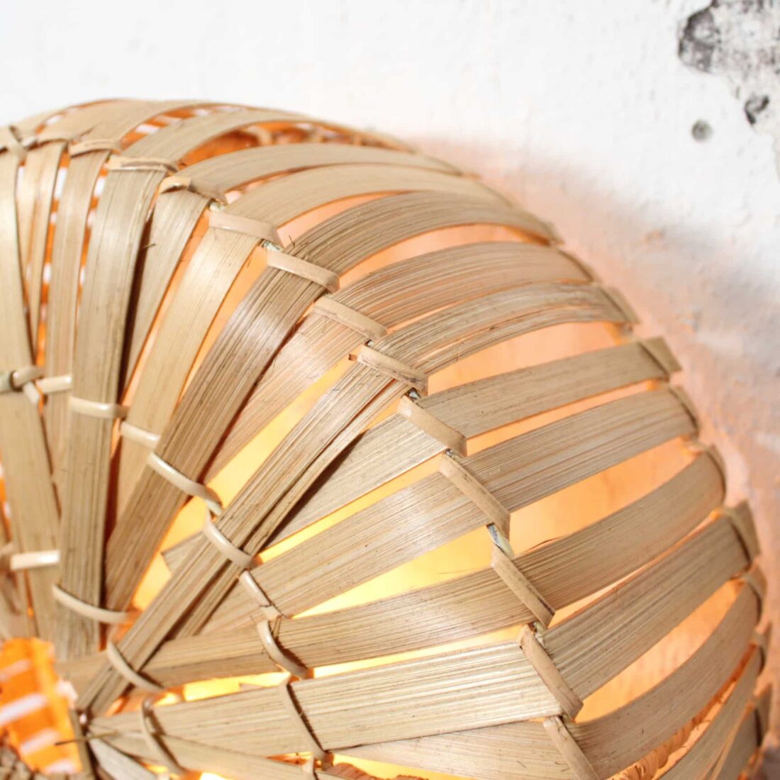 Rotan Wandlamp Rond Naturel S Rotan Wandlamp Rond Naturel S