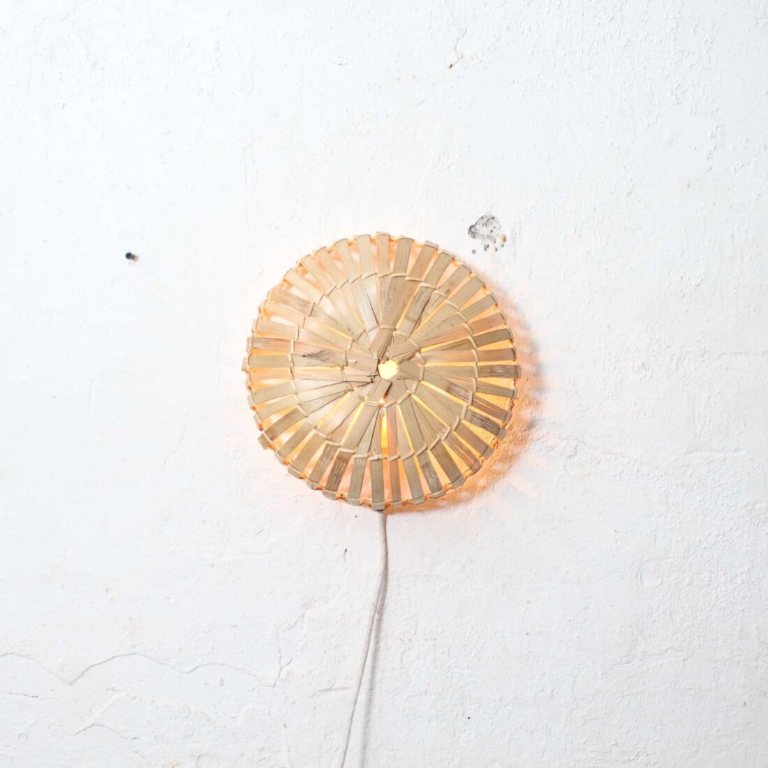 Rotan Wandlamp Sunsun Naturel S
