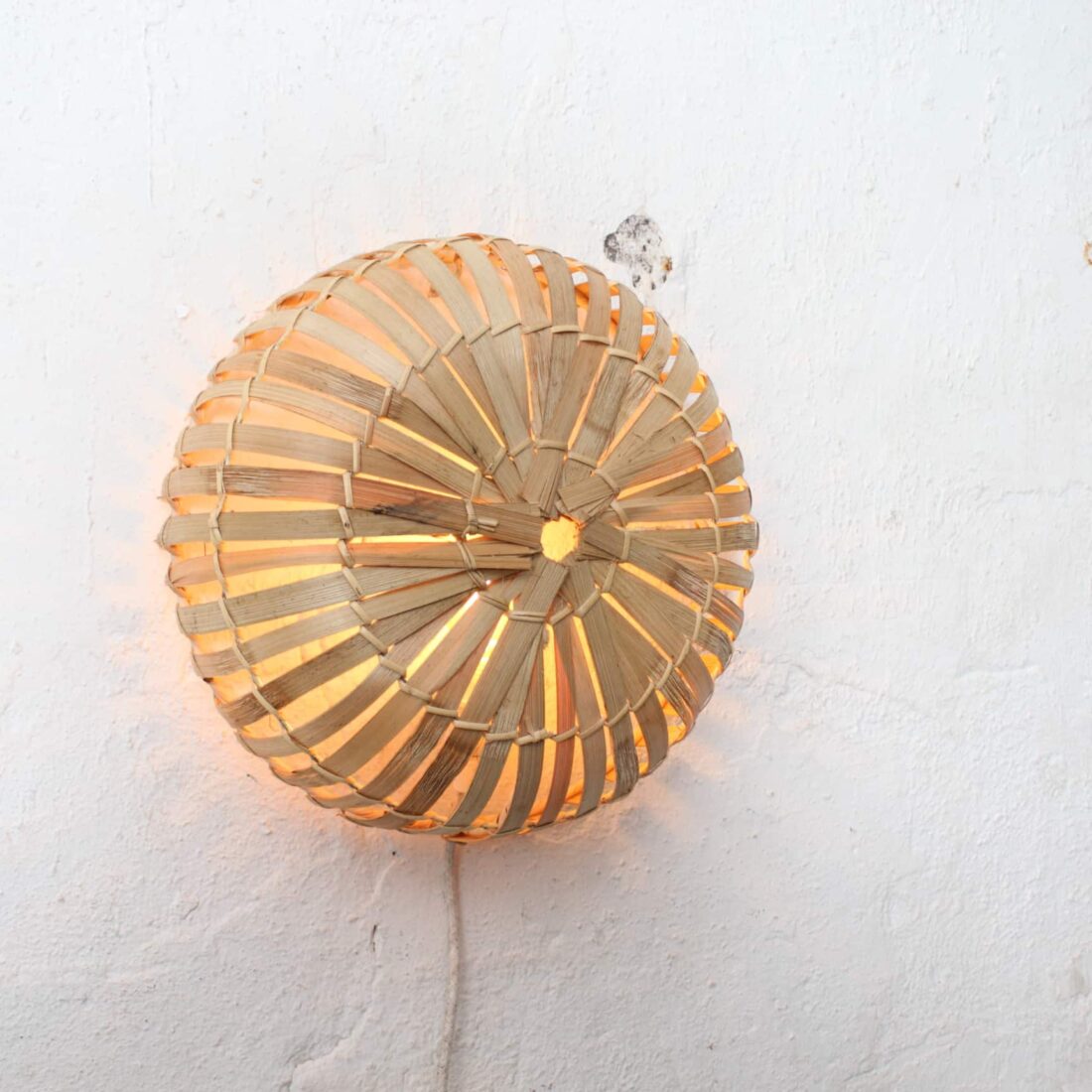 Rotan Wandlamp Sunsun Naturel S