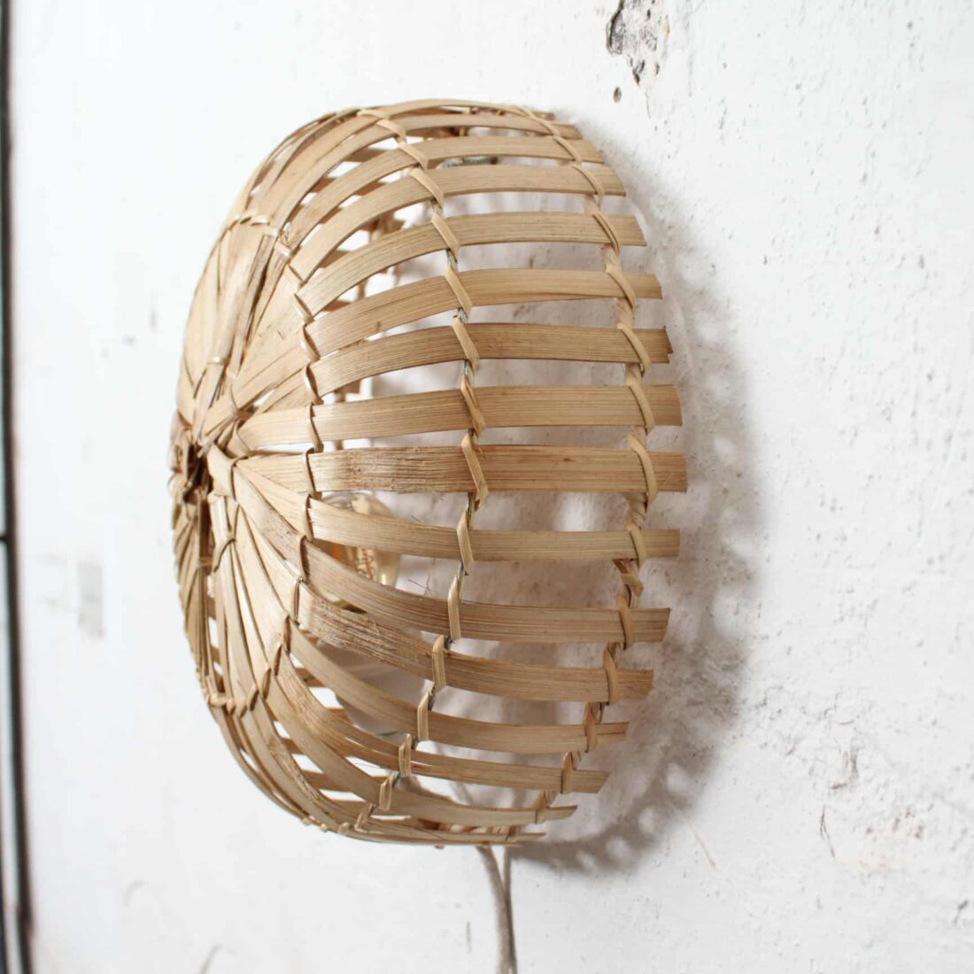 Rotan Wandlamp Sunsun Naturel S