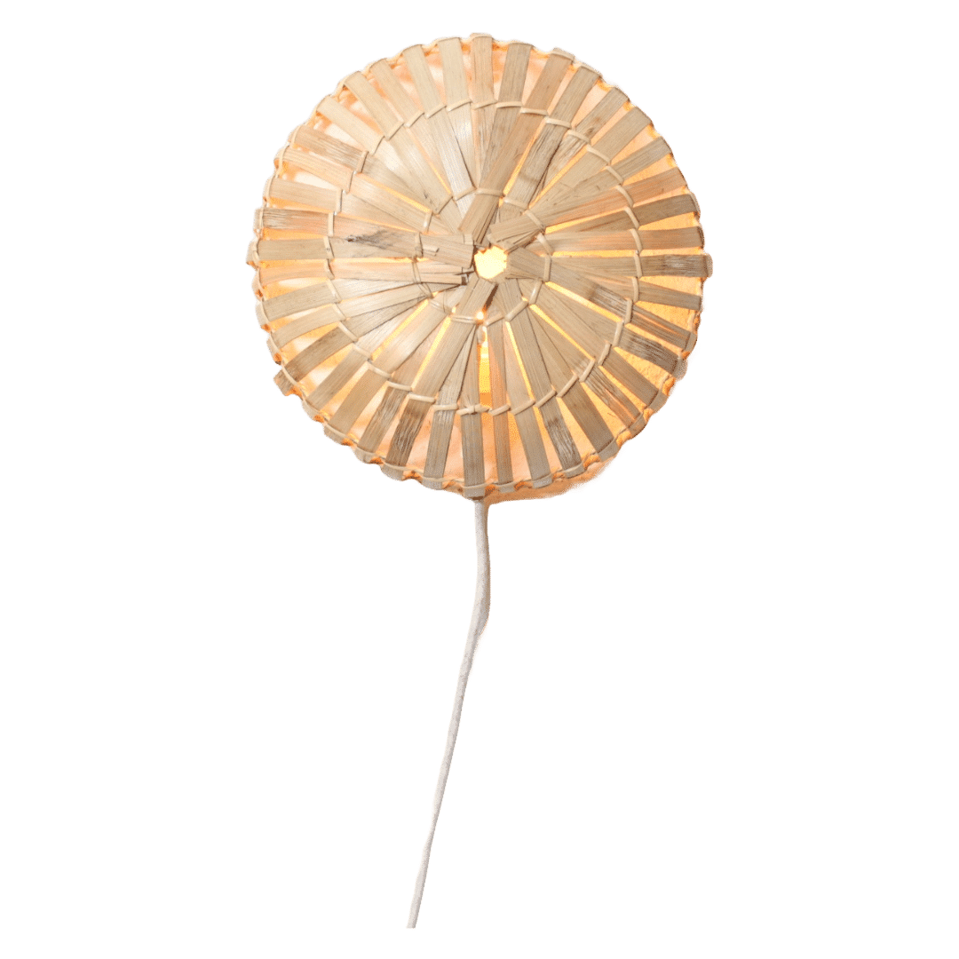 Rotan Wandlamp Sunsun Naturel S