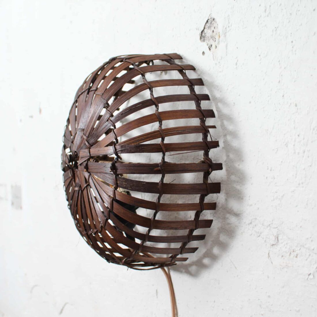 Rotan Wandlamp Sunsun Bruin S Rotan Wandlamp Sunsun Bruin S