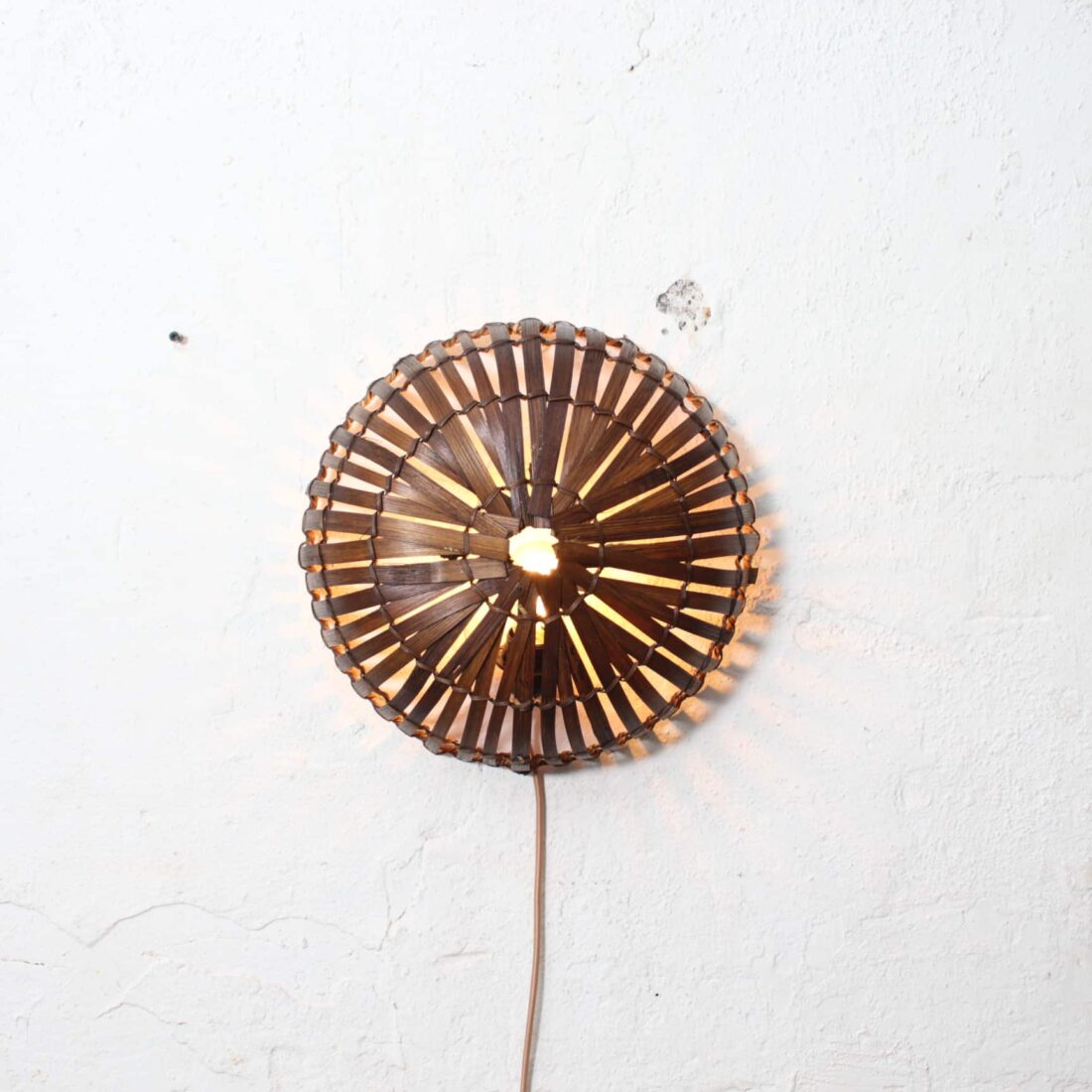 Rotan Wandlamp Sunsun Bruin M Rotan Wandlamp Sunsun Bruin M