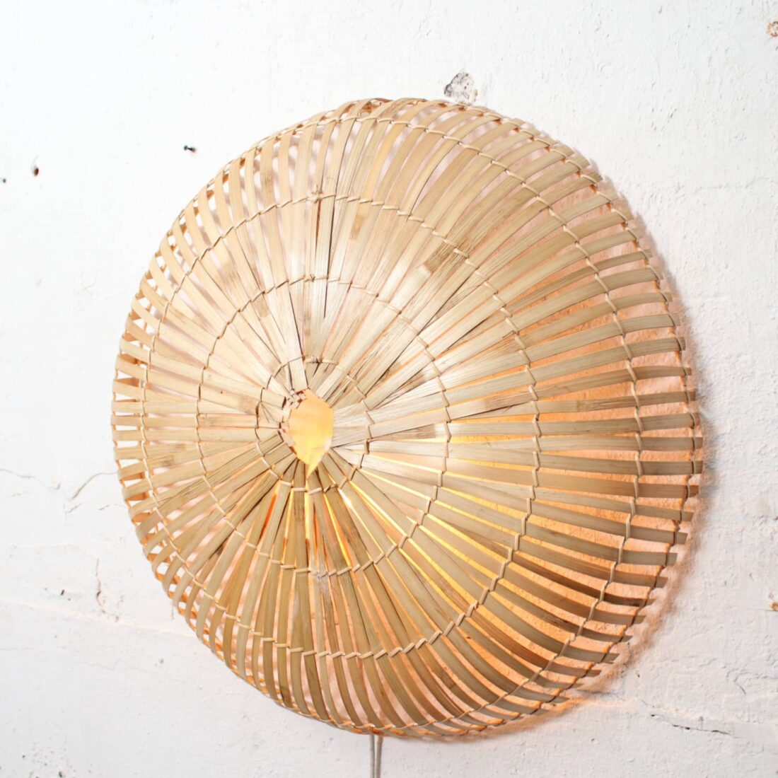 Rotan Wandlamp Sunsun Naturel L