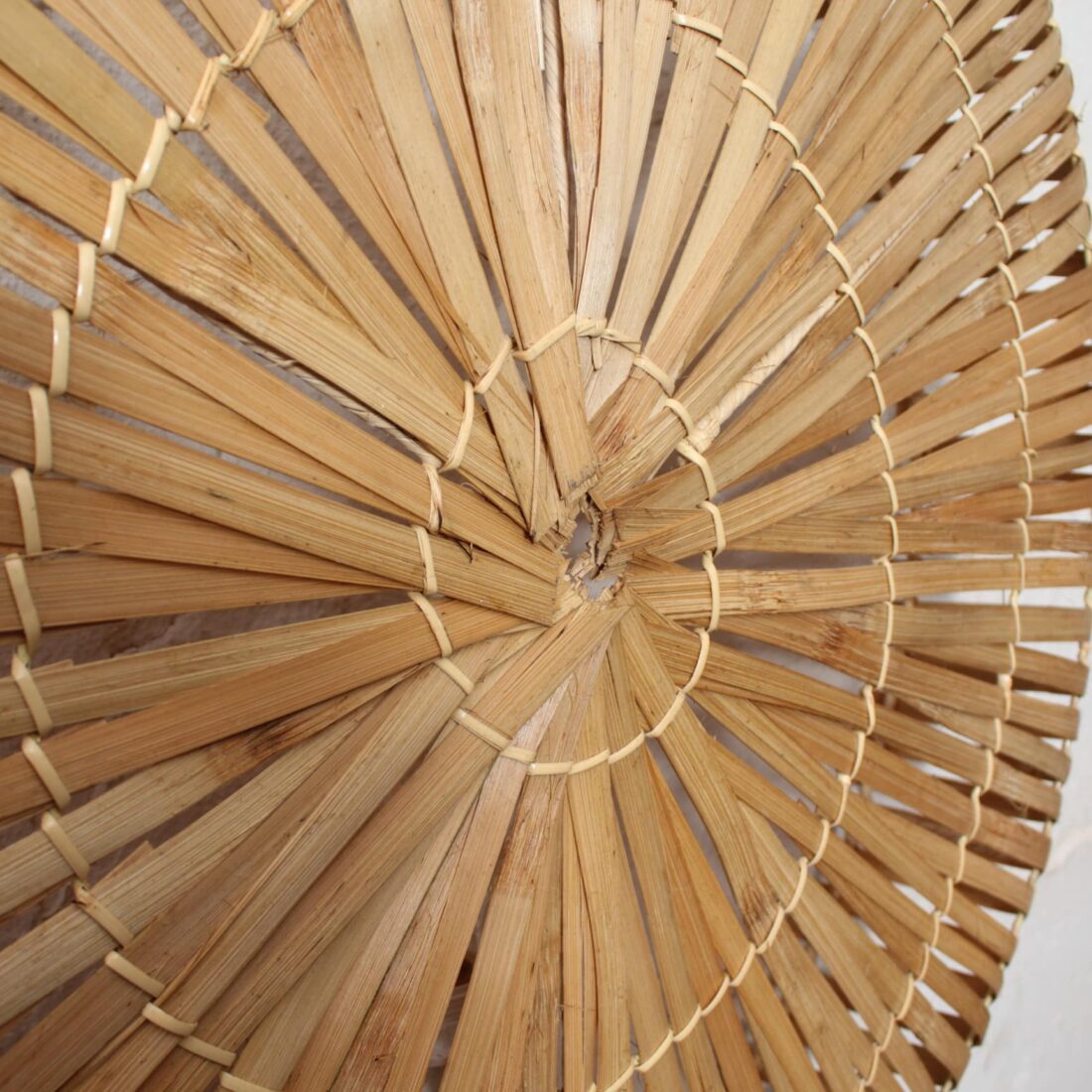 Rotan Wandlamp Rond Naturel L Rotan Wandlamp Rond Naturel L