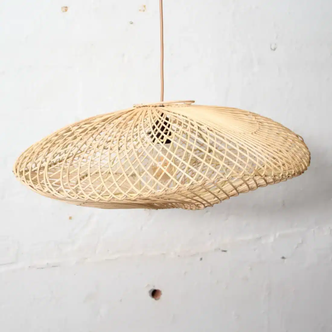 Rotan Hanglamp Wolk Naturel S Rotan Hanglamp Wolk Naturel S