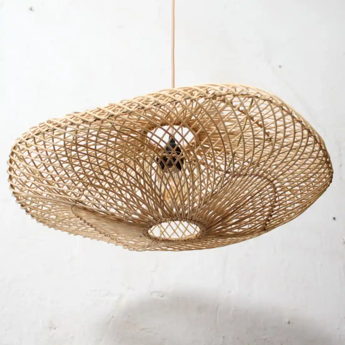 Rotan Hanglamp Wolk Naturel S Rotan Hanglamp Wolk Naturel S