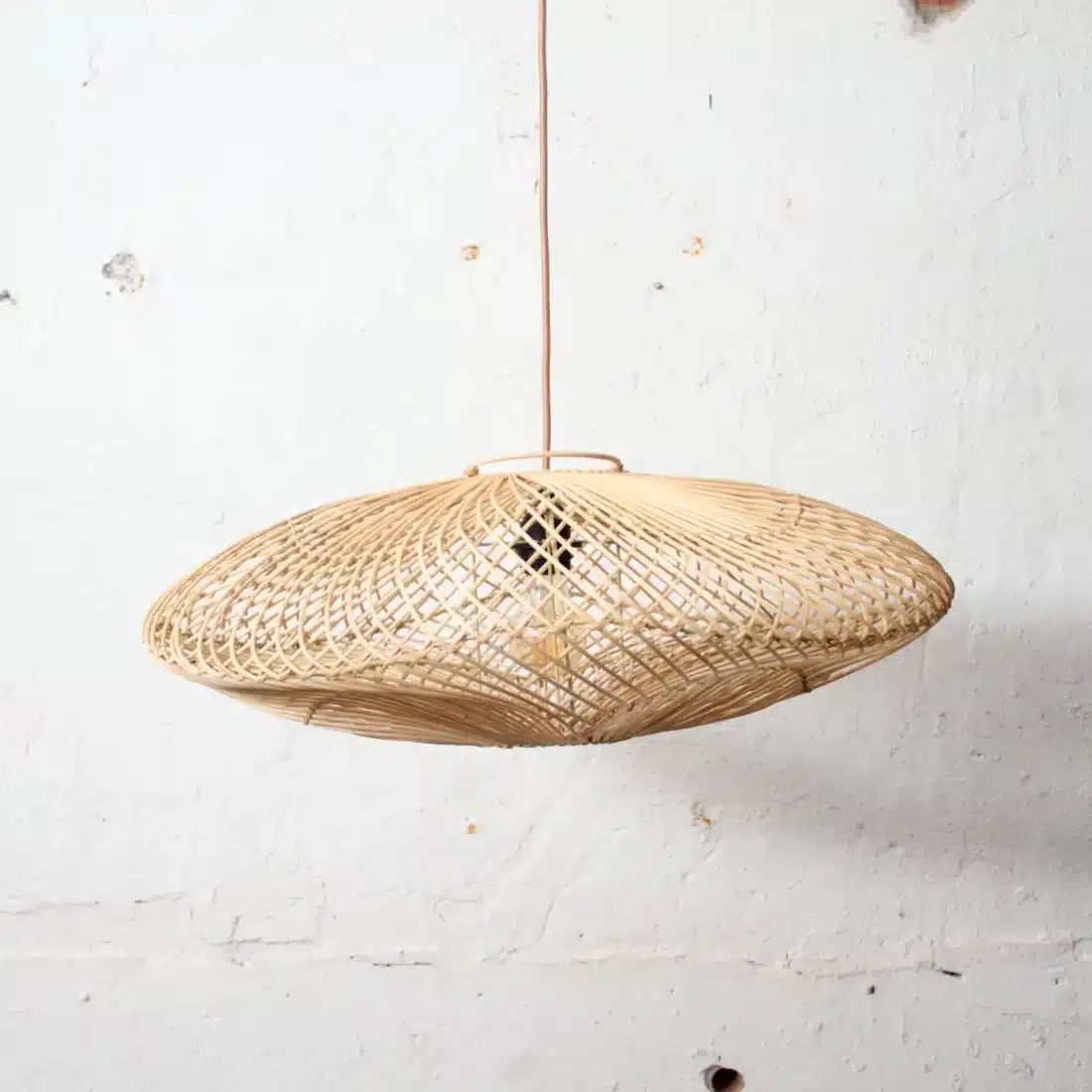 Rotan Hanglamp Wolk Naturel S Rotan Hanglamp Wolk Naturel S