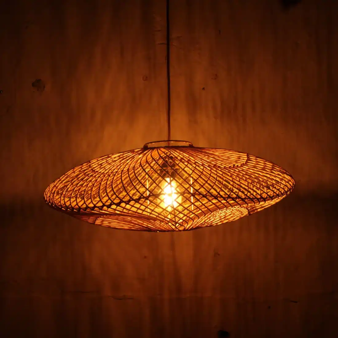 Rotan Hanglamp Wolk Naturel S Rotan Hanglamp Wolk Naturel S