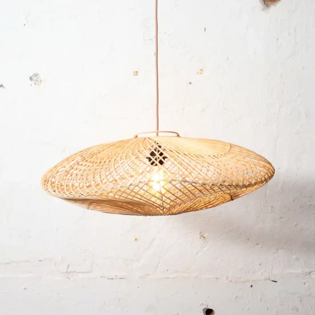 Rotan Hanglamp Wolk Naturel S Rotan Hanglamp Wolk Naturel S