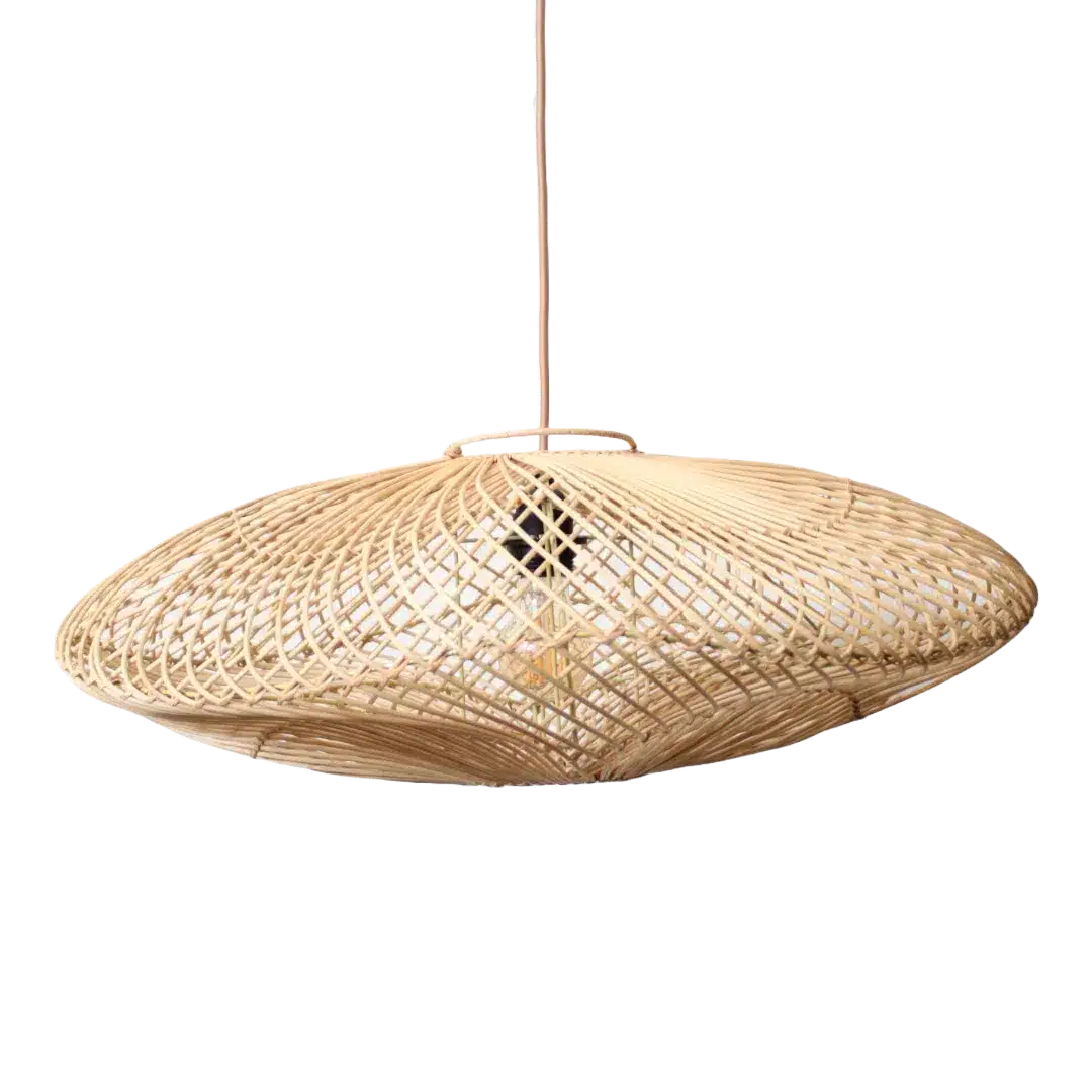 Rotan Hanglamp Wolk Naturel S Rotan Hanglamp Wolk Naturel S