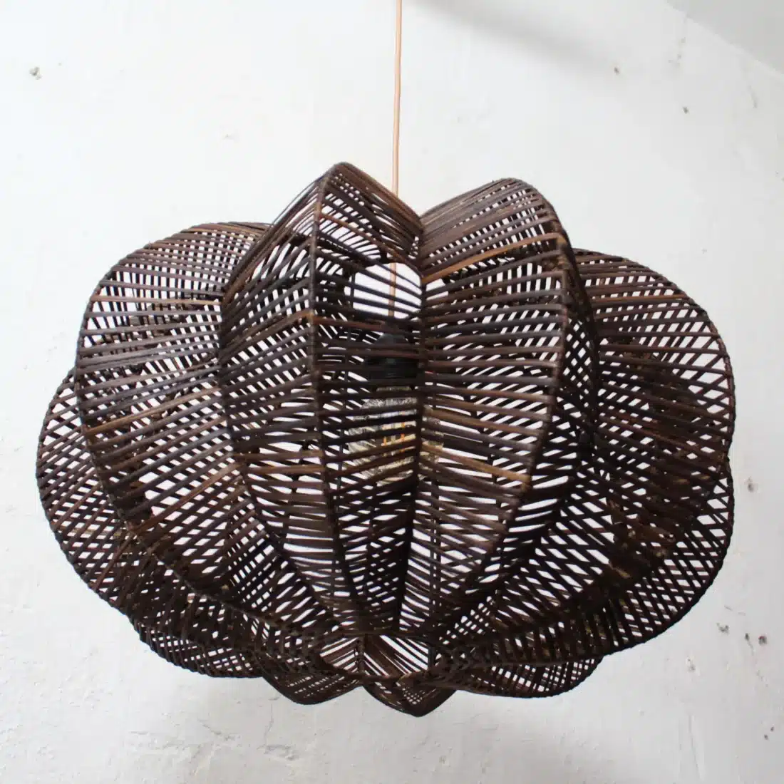 Rotan Hanglamp Ster Bruin S Rotan Hanglamp Ster Bruin S