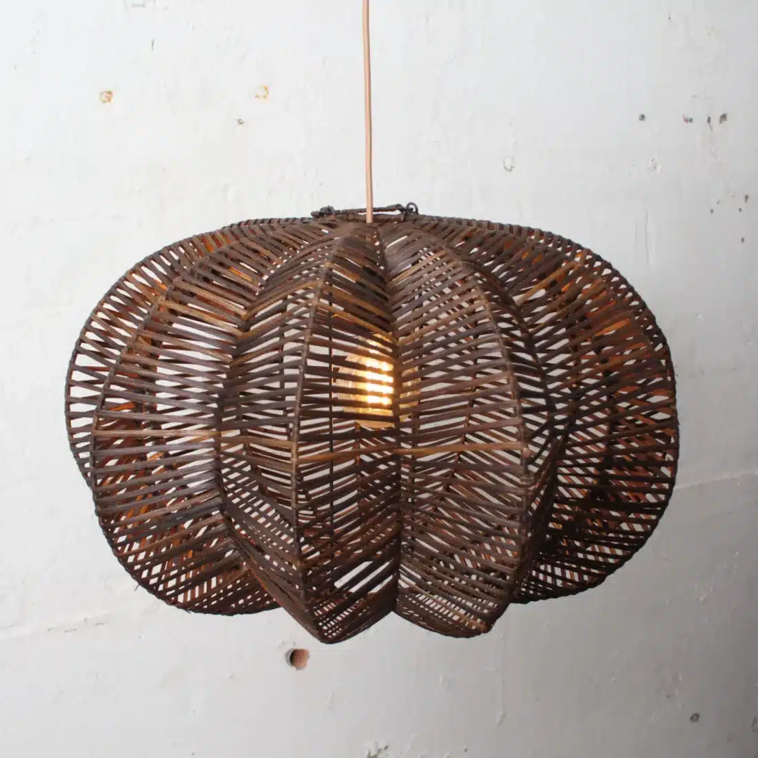 Rotan Hanglamp Ster Bruin S Rotan Hanglamp Ster Bruin S