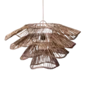 Rotan hanglamp | Wabisabi half gemeleerd M