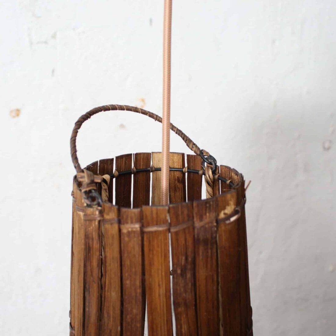 Rotan Kroonluchter Bruin S Rotan Kroonluchter Bruin S