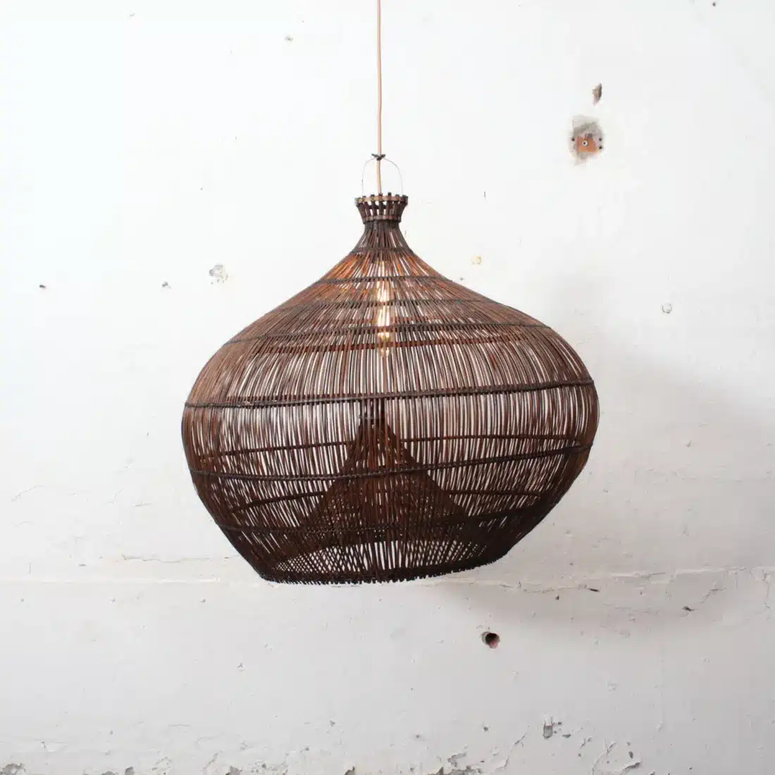Rotan Hanglamp Lombok Rond M Rotan Hanglamp Lombok Rond M