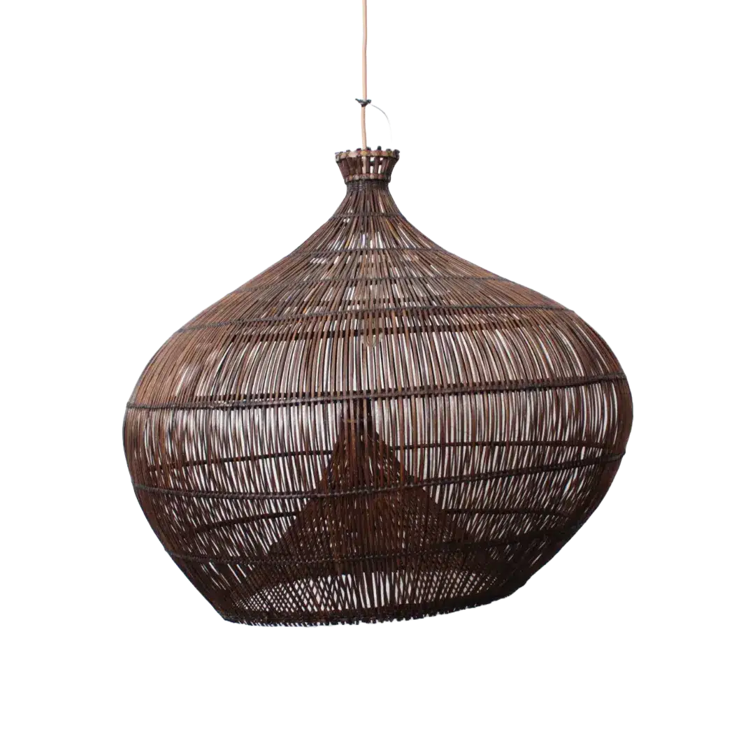 Rotan Hanglamp Lombok Rond M Rotan Hanglamp Lombok Rond M