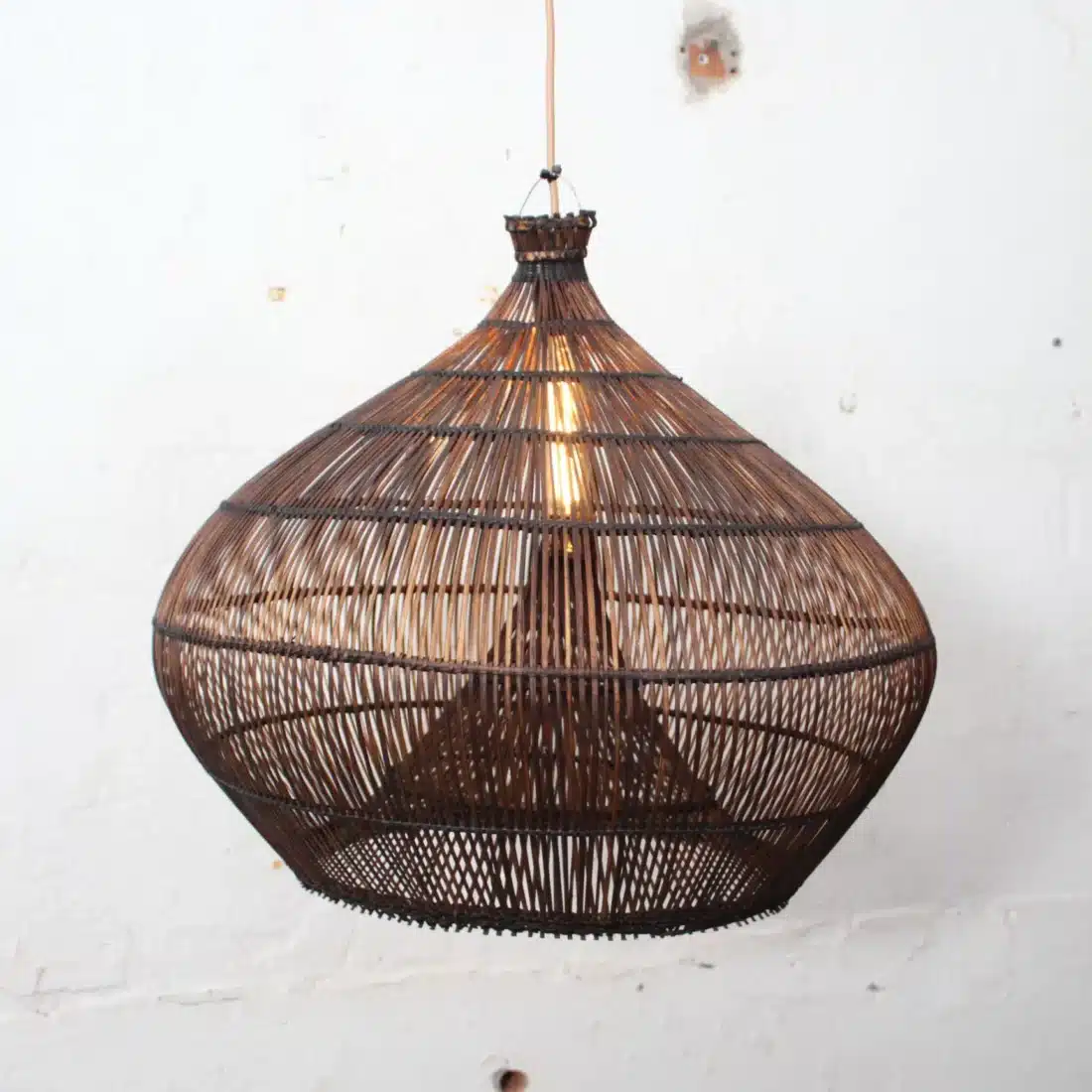 Rotan Hanglamp Lombok Rond S Rotan Hanglamp Lombok Rond S