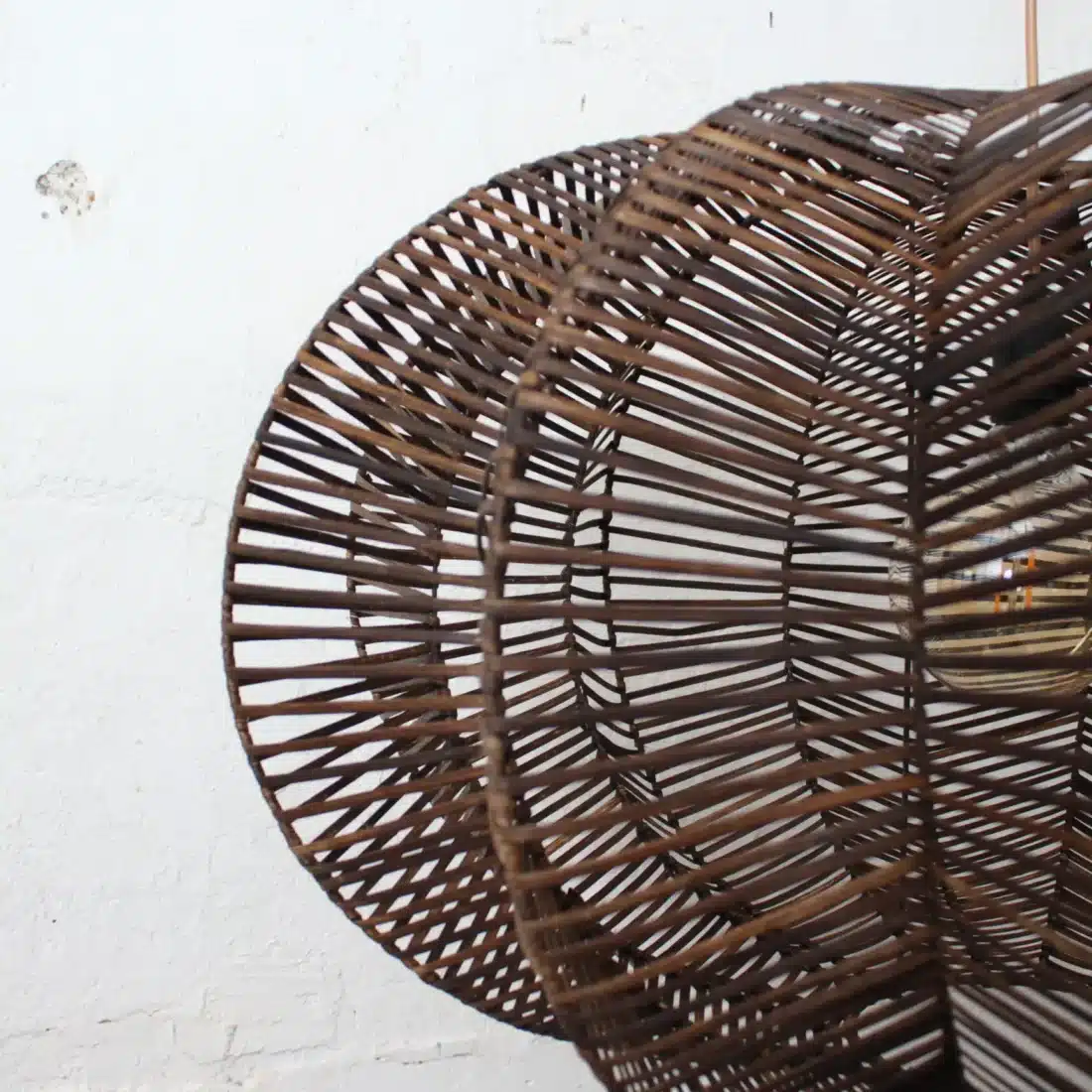 Rotan Hanglamp Ster Bruin M