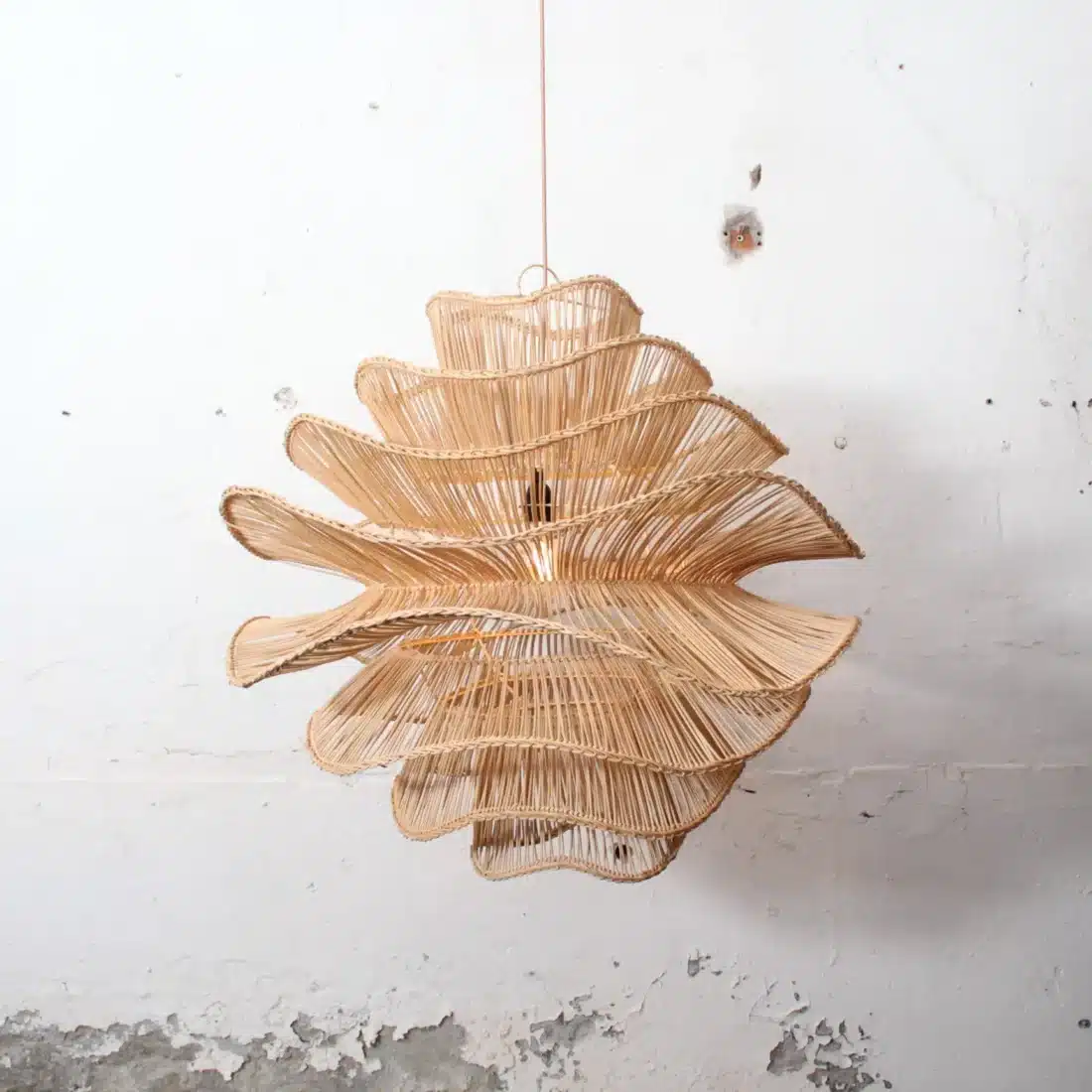 Rotan Hanglamp Wabisabi Naturel L Rotan Hanglamp Wabisabi Naturel L