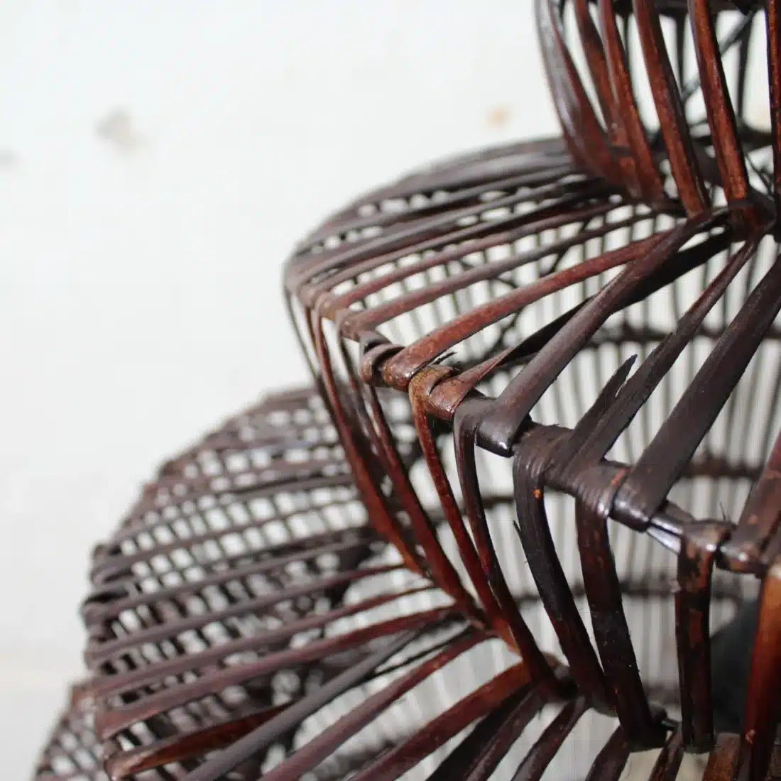 Rotan Hanglamp Pagoda Bruin L Rotan Hanglamp Pagoda Bruin L