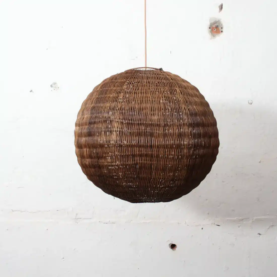 Rotan Hanglamp Bol Bruin M Rotan Hanglamp Bol Bruin M