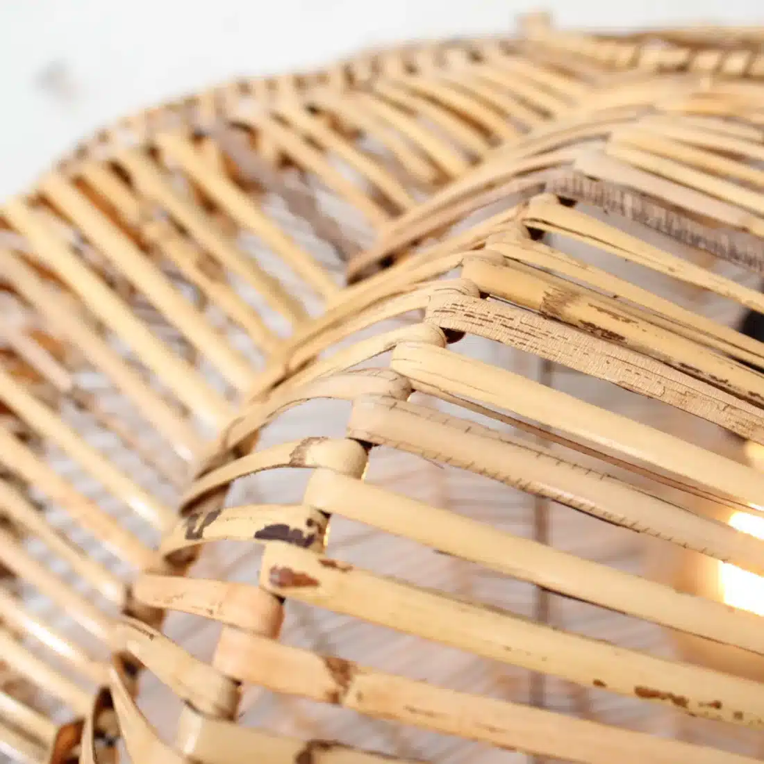 Rotan Hanglamp Ster Gemeleerd M Rotan Hanglamp Ster Gemeleerd M