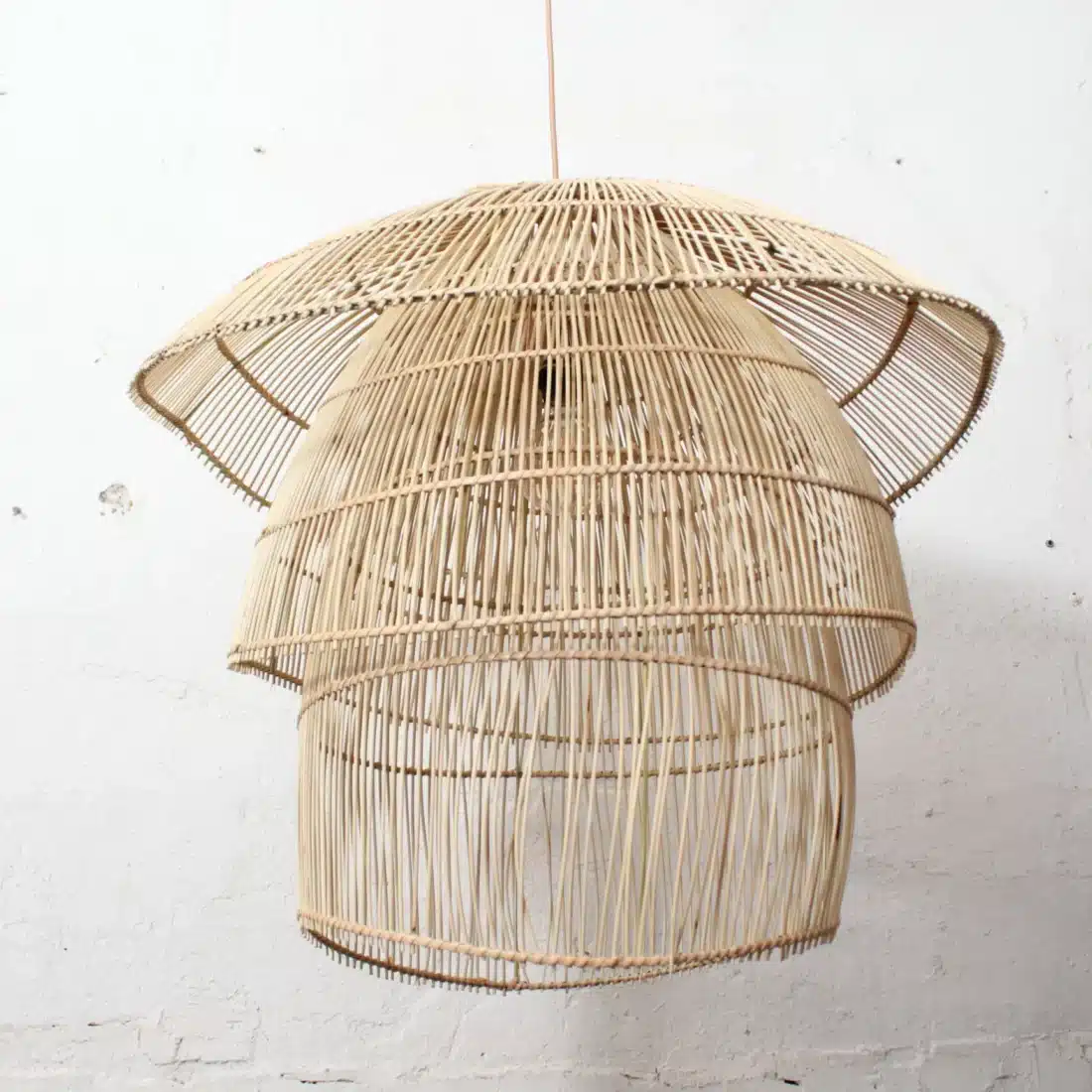 Rotan Hanglamp Paddenstoel Naturel L Rotan Hanglamp Paddenstoel Naturel L