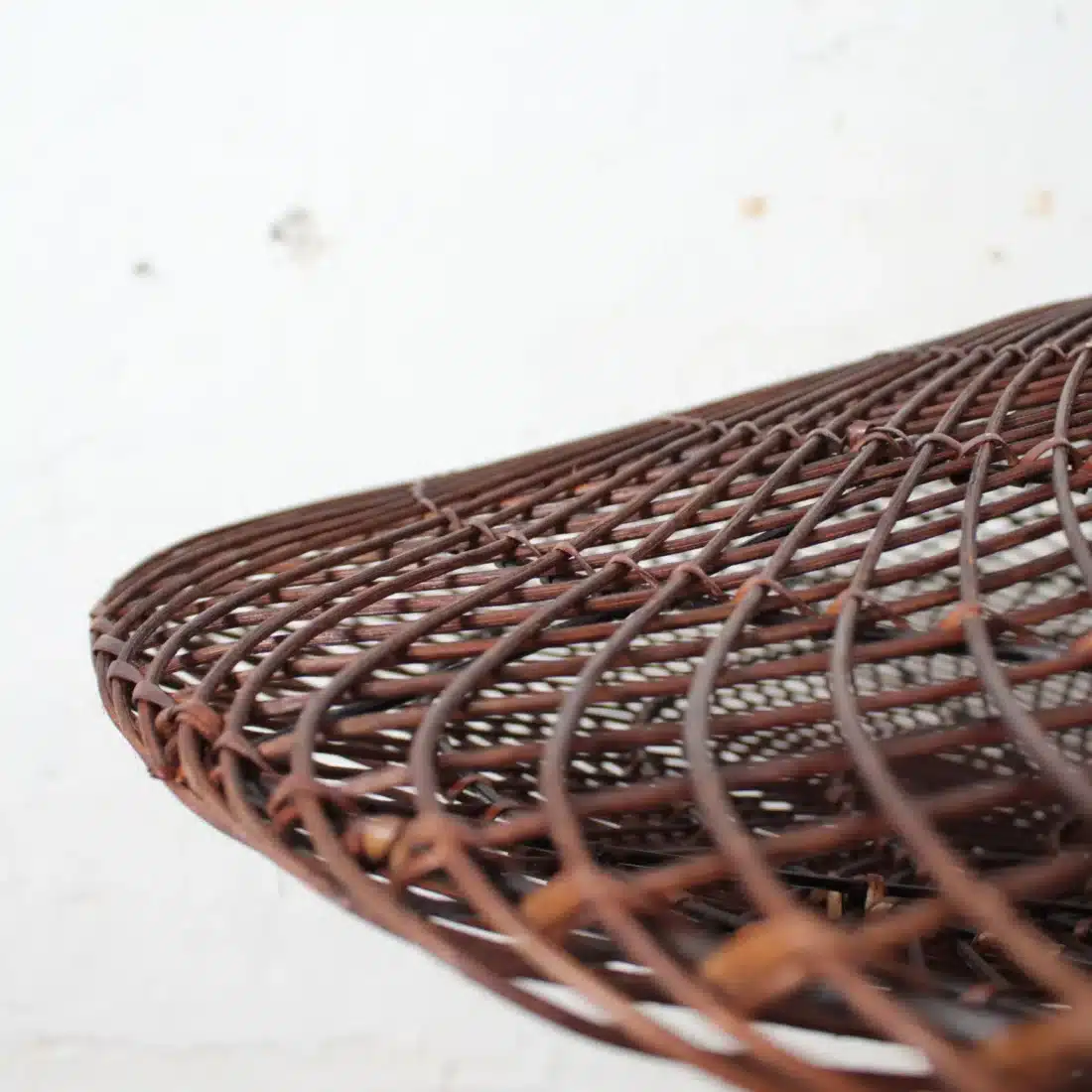 Rotan Hanglamp Ufo Bruin M
