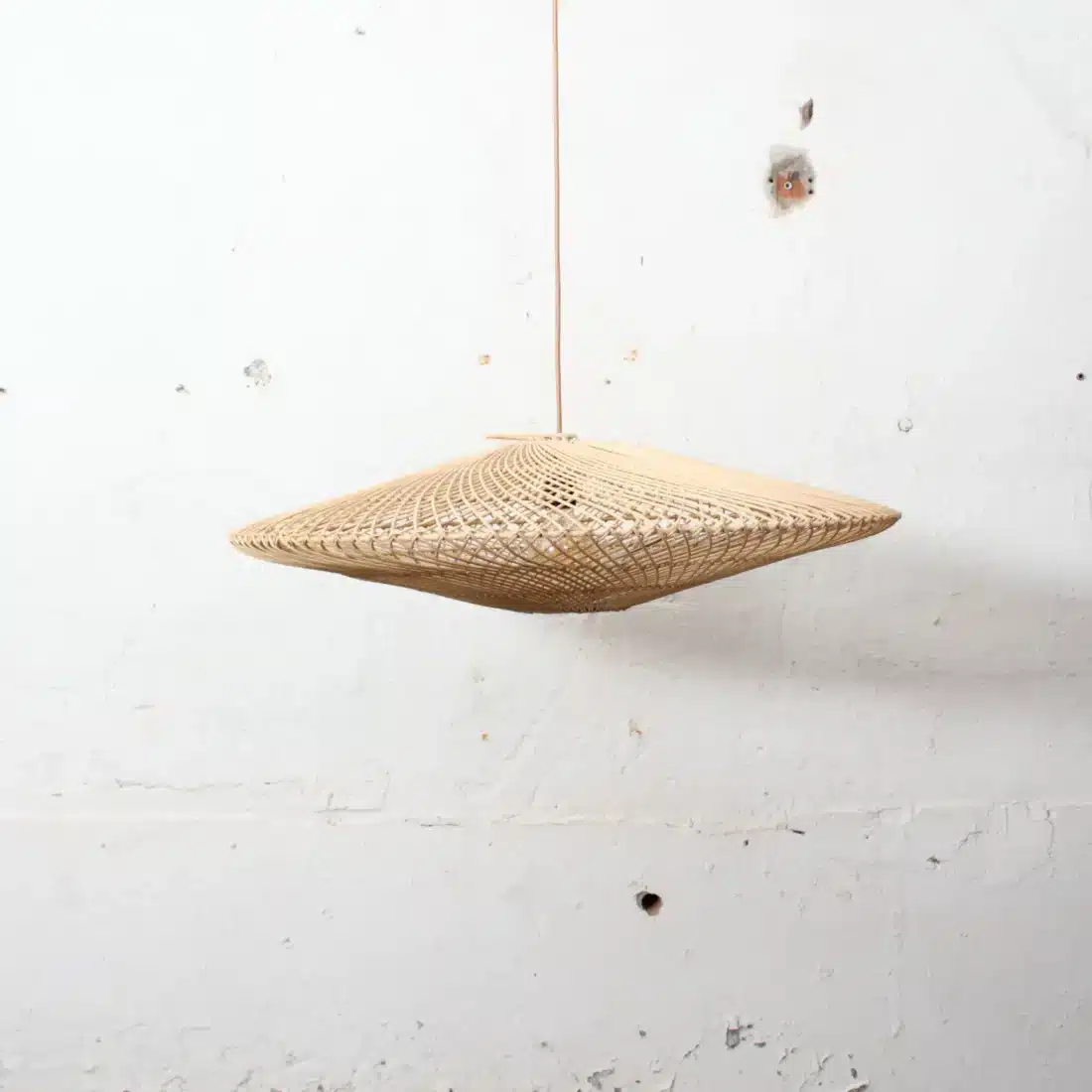 Rotan Hanglamp Ufo Naturel M Rotan Hanglamp Ufo Naturel M