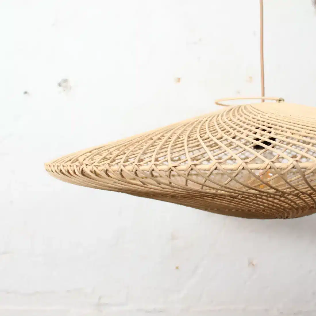 Rotan Hanglamp Ufo Naturel M Rotan Hanglamp Ufo Naturel M