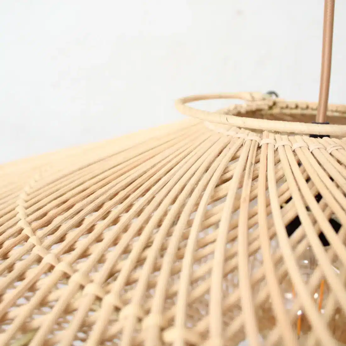 Rotan Hanglamp Ufo Naturel M Rotan Hanglamp Ufo Naturel M