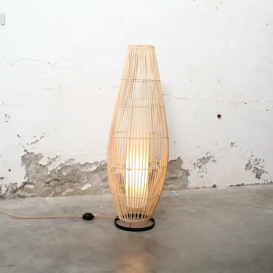Rotan Vloerlamp Lucus Naturel S