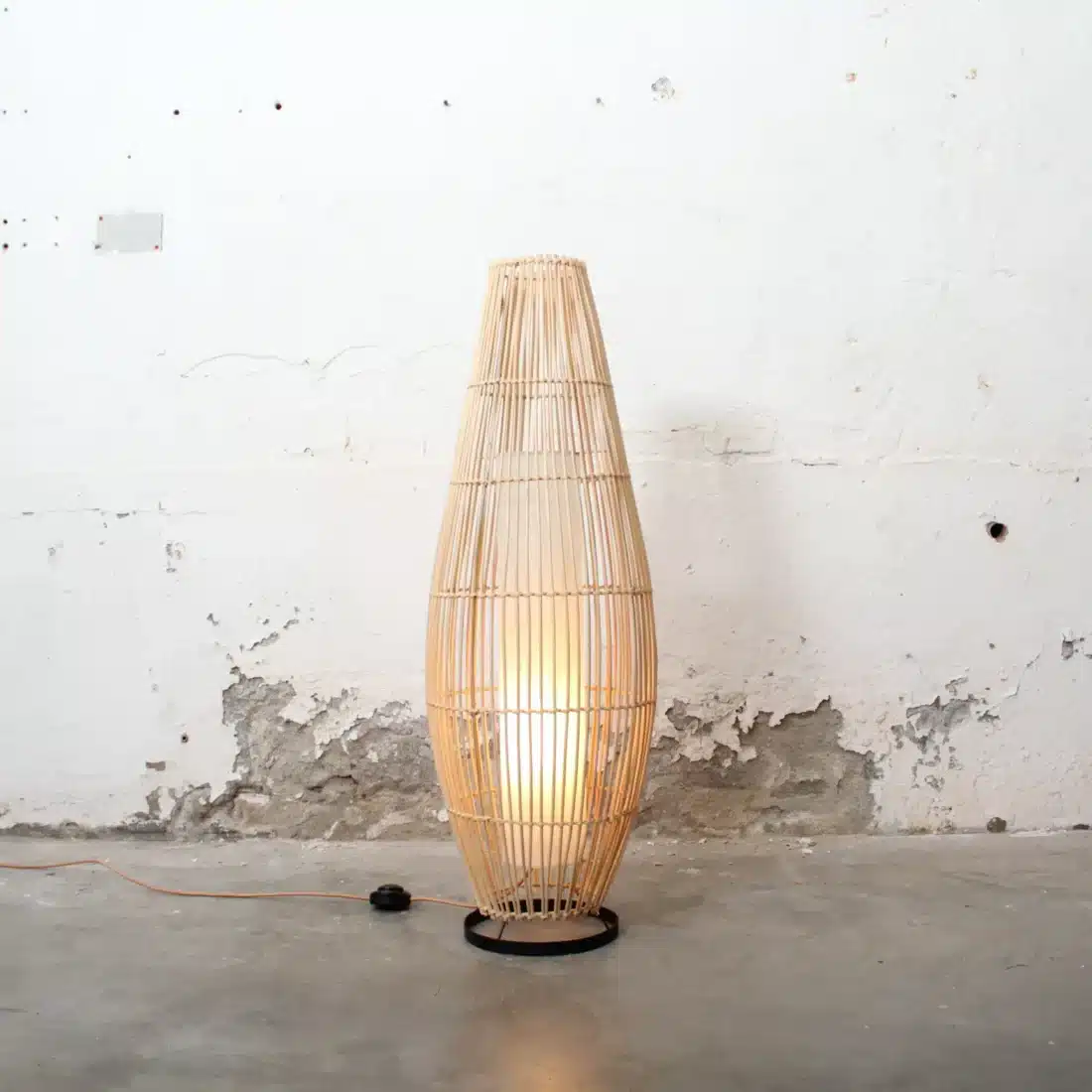 Rotan Vloerlamp Lucus Naturel S