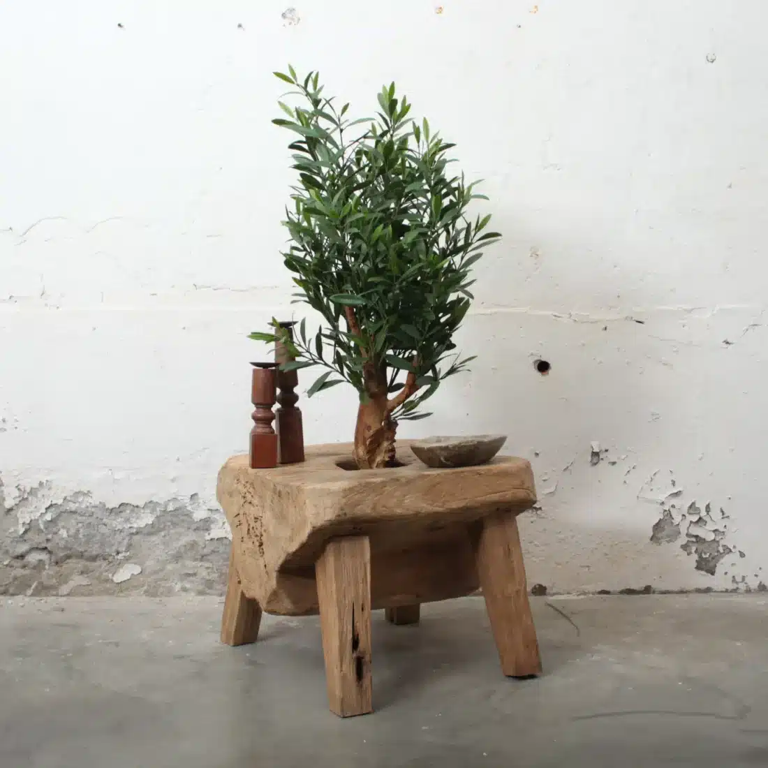 Houten Lage Tafel Met Gat