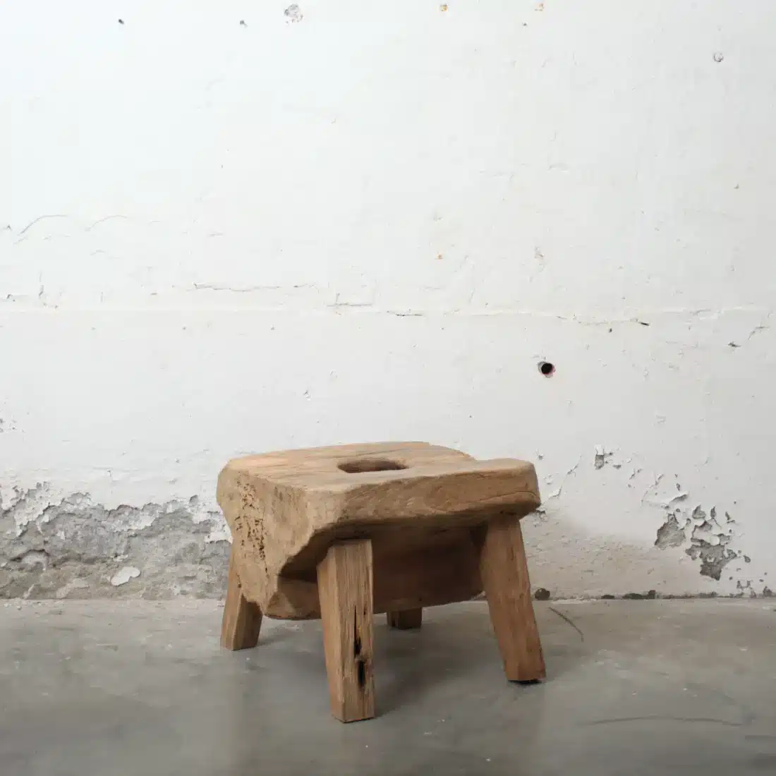 Houten Lage Tafel Met Gat