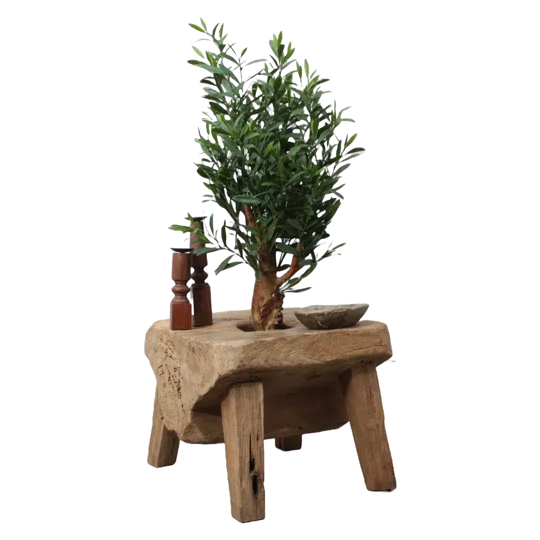 Houten Lage Tafel Met Gat