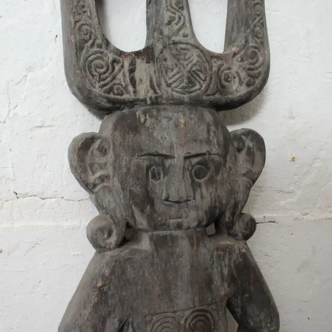 Indonesisch Paneel Met Houtsnijwerk