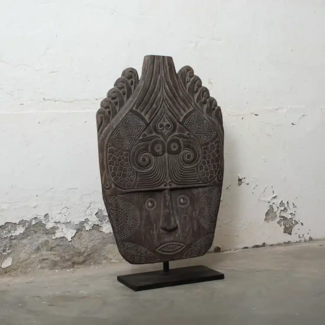 Indonesisch Masker Op Standaard Xl