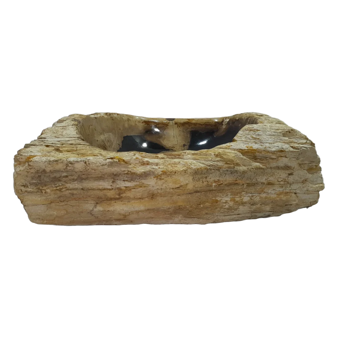 Fossiel Houten Wasbak Zwart 22764 Fossiel Houten Wasbak Zwart 22764