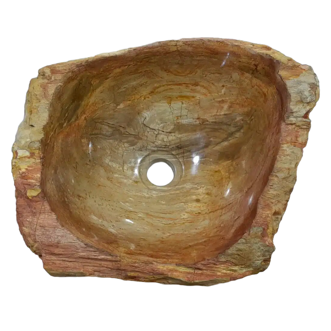 Fossiel Houten Wasbak Naturel 22765 Fossiel Houten Wasbak Naturel 22765