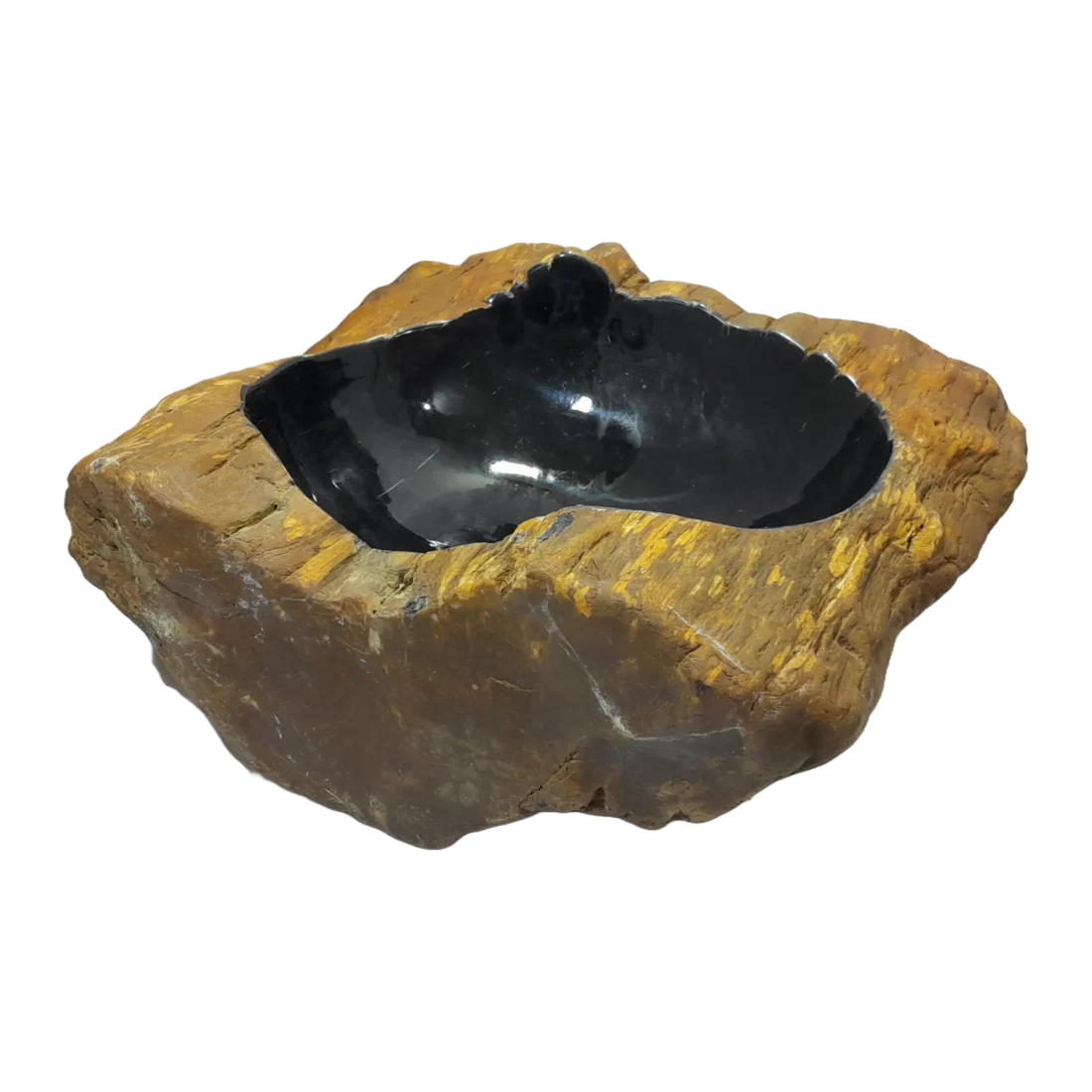 Fossiel Houten Wasbak Zwart 22768 Fossiel Houten Wasbak Zwart 22768