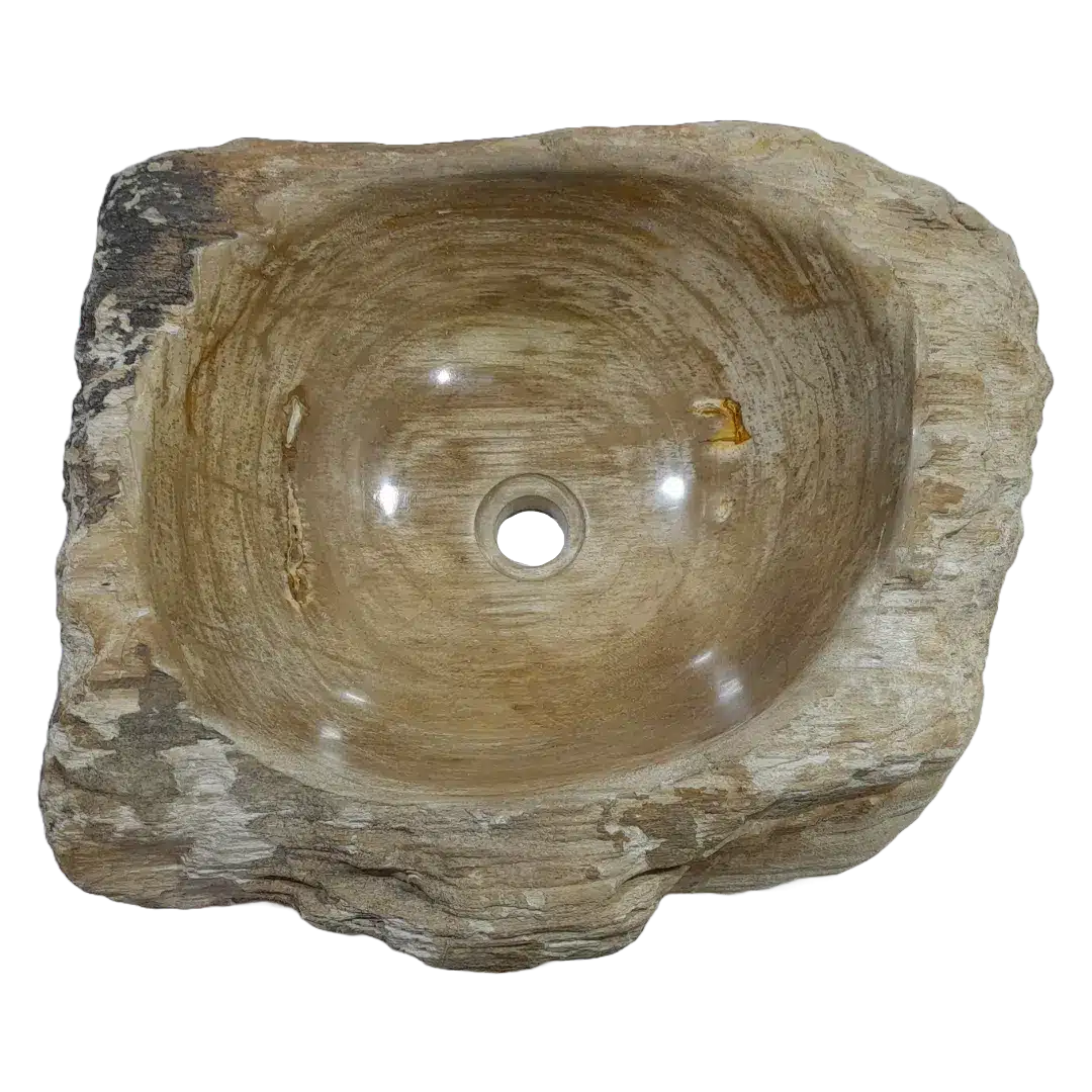 Fossiel Houten Wasbak Naturel 22770 Fossiel Houten Wasbak Naturel 22770
