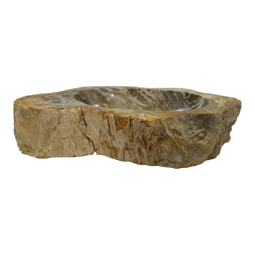 Fossiel Houten Wasbak Naturel 22779