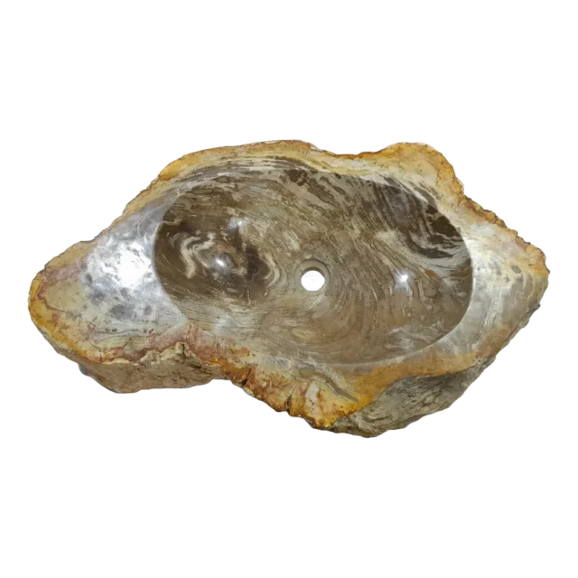 Fossiel Houten Wasbak Naturel 22779