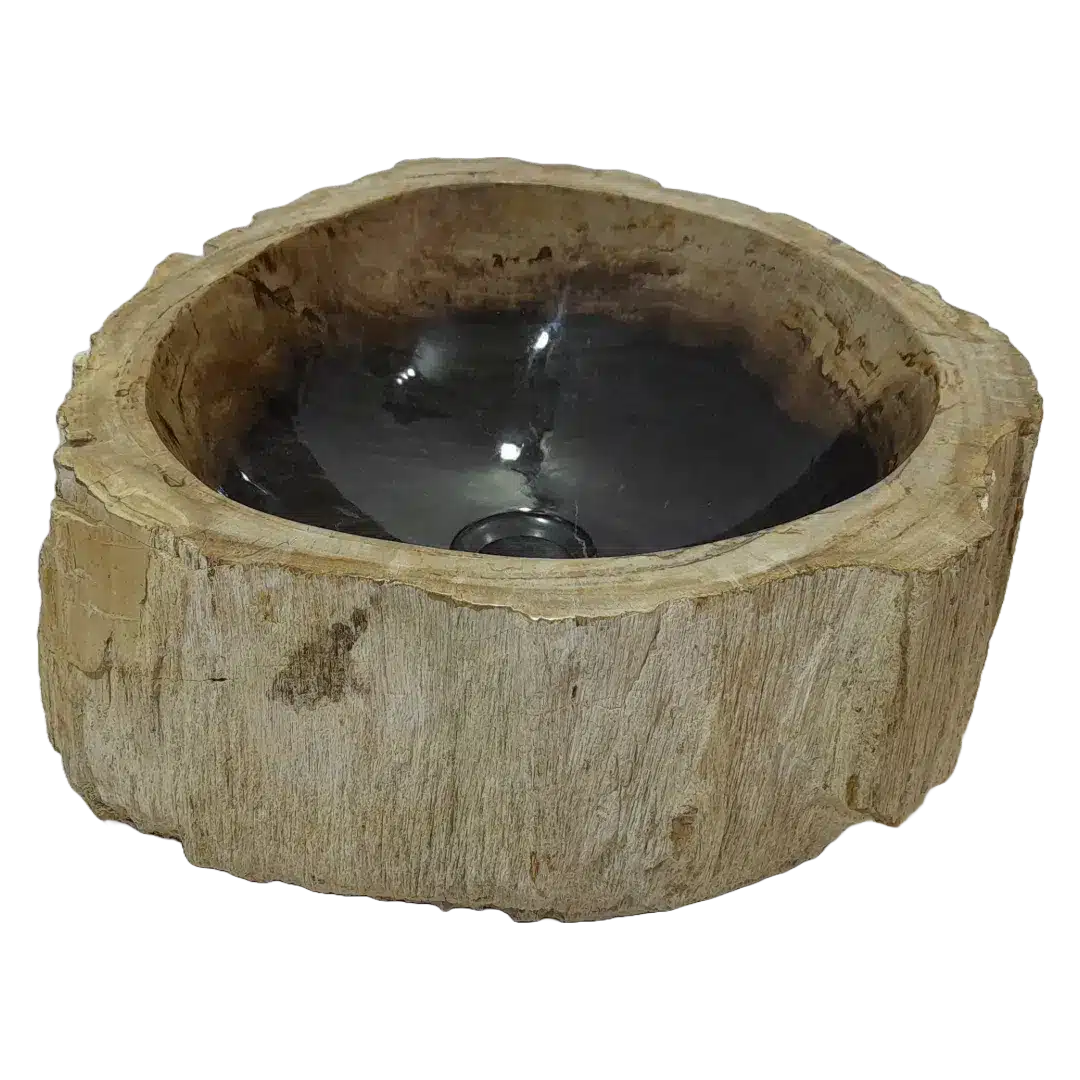 Fossiel Houten Wasbak Zwart 22780 Fossiel Houten Wasbak Zwart 22780
